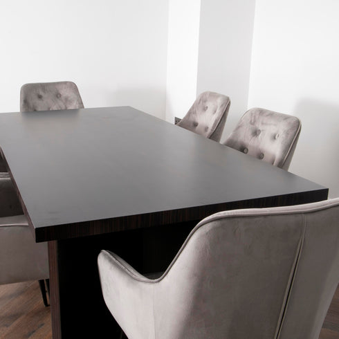 Native Home Lifestyle Espresso Walnut Ascot Dining Table With 4 Chairs